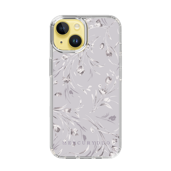 Slim Protection Case［ MERCURYDUO - BotanicalFlower - Lavender ］