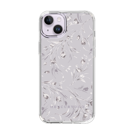 Slim Protection Case［ MERCURYDUO - BotanicalFlower - Lavender ］