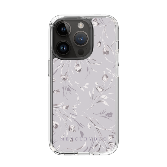 Slim Protection Case［ MERCURYDUO - BotanicalFlower - Lavender ］
