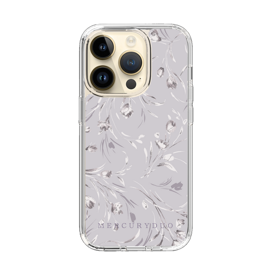 Slim Protection Case［ MERCURYDUO - BotanicalFlower - Lavender ］