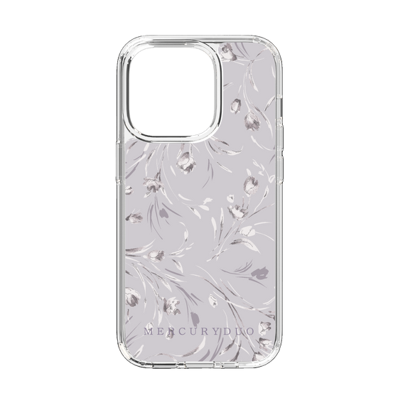 Slim Protection Case［ MERCURYDUO - BotanicalFlower - Lavender ］