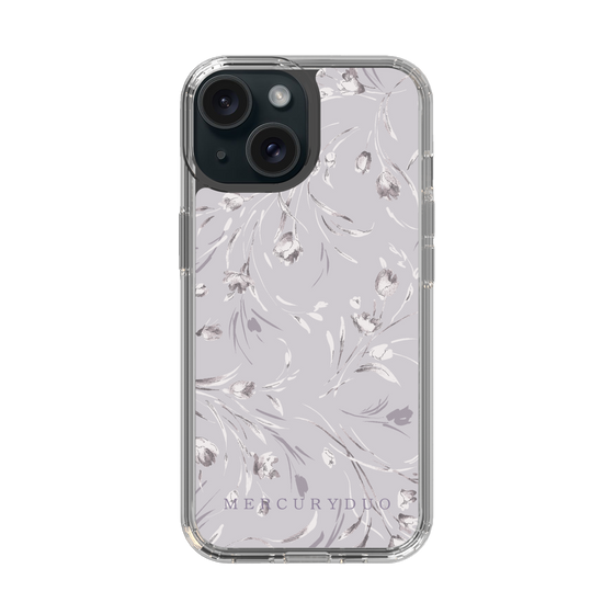 Slim Protection Case［ MERCURYDUO - BotanicalFlower - Lavender ］