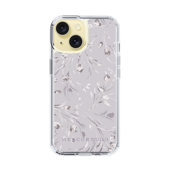Slim Protection Case［ MERCURYDUO - BotanicalFlower - Lavender ］