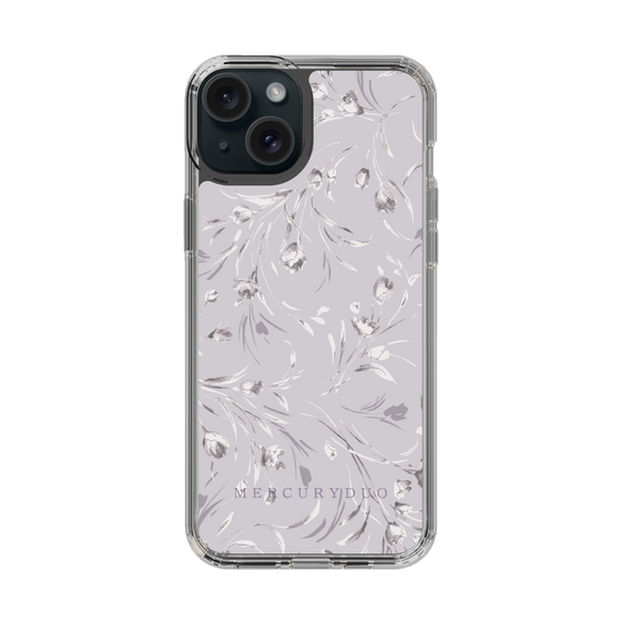 Slim Protection Case［ MERCURYDUO - BotanicalFlower - Lavender ］