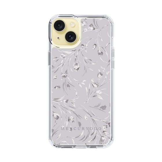 Slim Protection Case［ MERCURYDUO - BotanicalFlower - Lavender ］