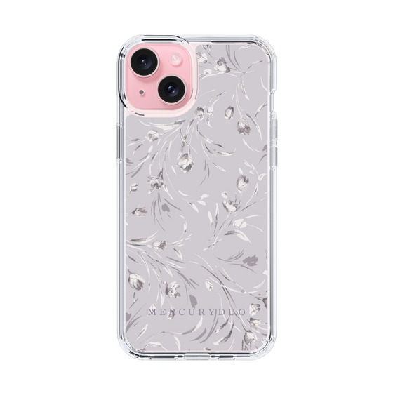 Slim Protection Case［ MERCURYDUO - BotanicalFlower - Lavender ］
