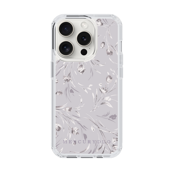 Slim Protection Case［ MERCURYDUO - BotanicalFlower - Lavender ］