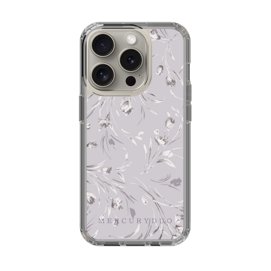Slim Protection Case［ MERCURYDUO - BotanicalFlower - Lavender ］