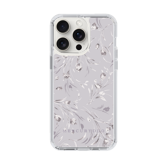 Slim Protection Case［ MERCURYDUO - BotanicalFlower - Lavender ］