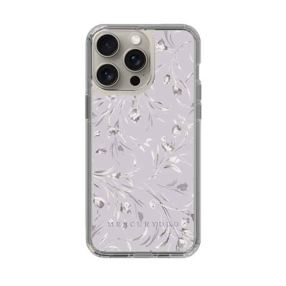 Slim Protection Case［ MERCURYDUO - BotanicalFlower - Lavender ］