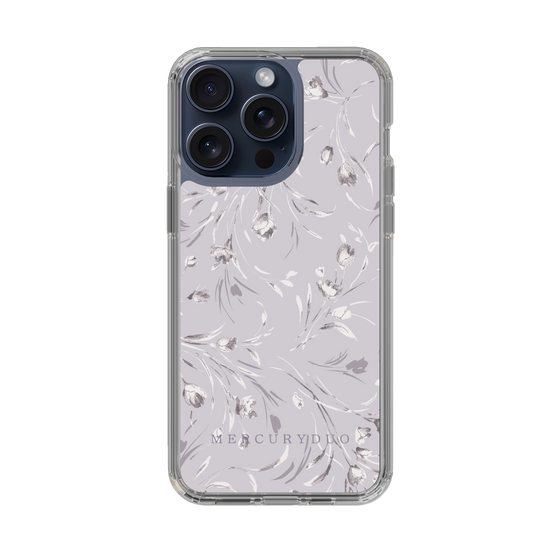Slim Protection Case［ MERCURYDUO - BotanicalFlower - Lavender ］