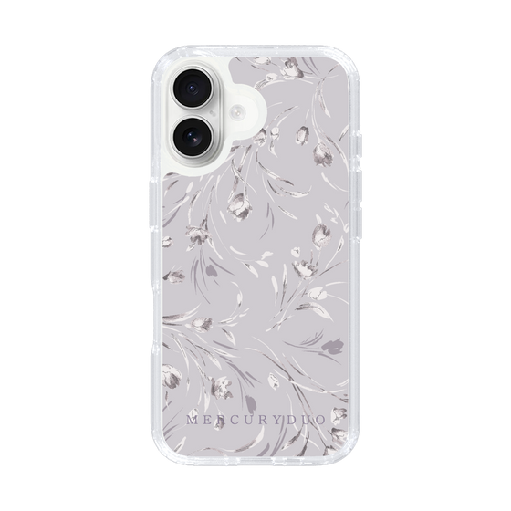 Slim Protection Case［ MERCURYDUO - BotanicalFlower - Lavender ］