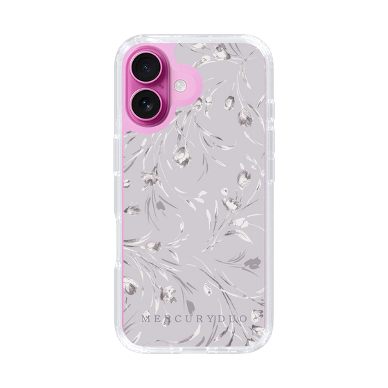 Slim Protection Case［ MERCURYDUO - BotanicalFlower - Lavender ］