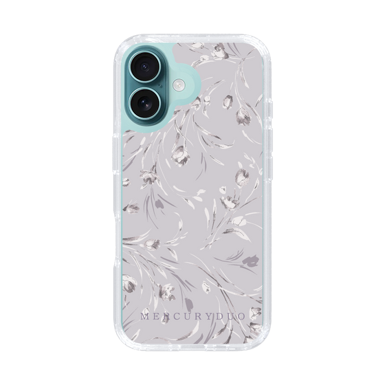 Slim Protection Case［ MERCURYDUO - BotanicalFlower - Lavender ］