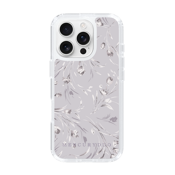 Slim Protection Case［ MERCURYDUO - BotanicalFlower - Lavender ］