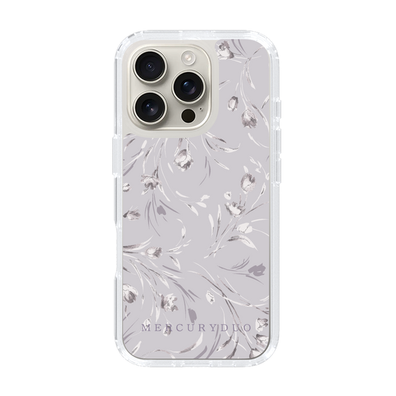 Slim Protection Case［ MERCURYDUO - BotanicalFlower - Lavender ］