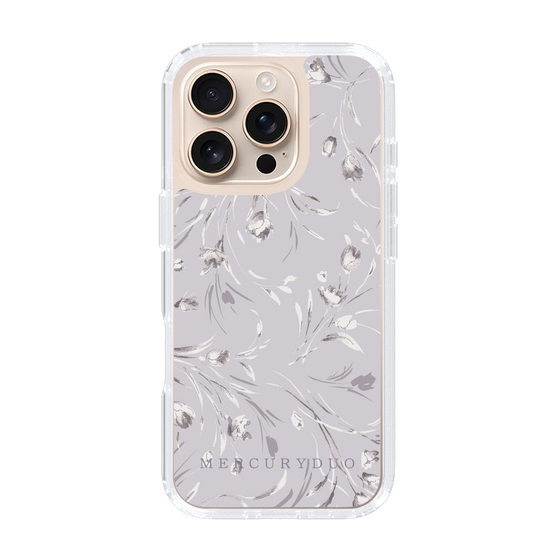 Slim Protection Case［ MERCURYDUO - BotanicalFlower - Lavender ］