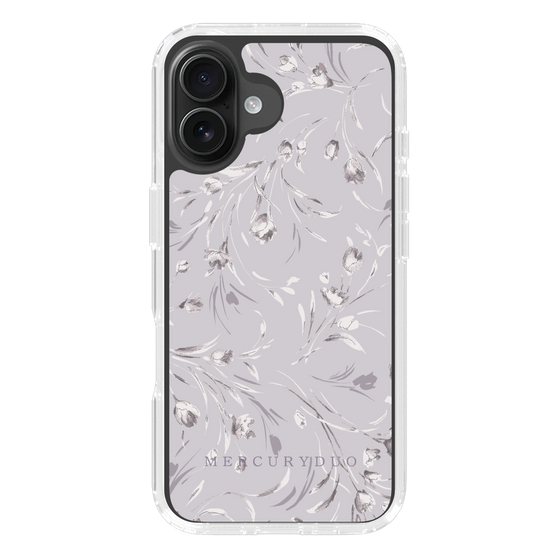 Slim Protection Case［ MERCURYDUO - BotanicalFlower - Lavender ］