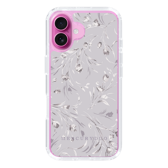 Slim Protection Case［ MERCURYDUO - BotanicalFlower - Lavender ］