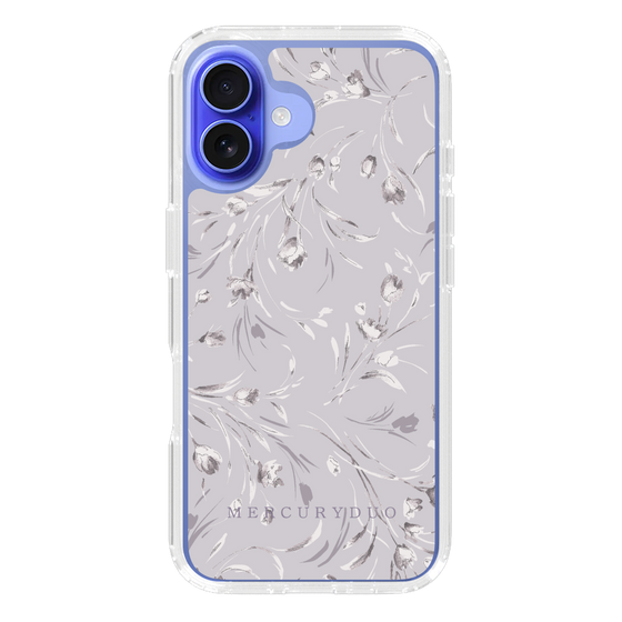 Slim Protection Case［ MERCURYDUO - BotanicalFlower - Lavender ］