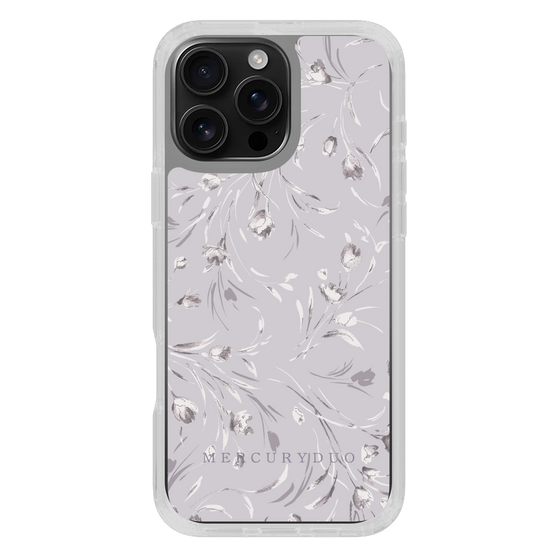 Slim Protection Case［ MERCURYDUO - BotanicalFlower - Lavender ］