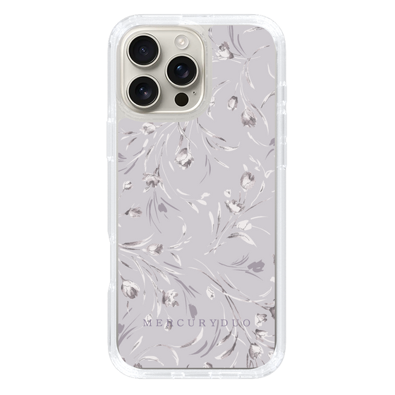 Slim Protection Case［ MERCURYDUO - BotanicalFlower - Lavender ］