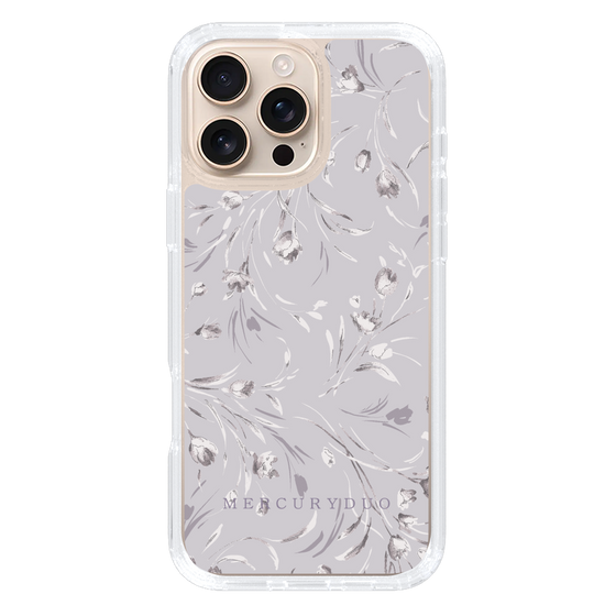 Slim Protection Case［ MERCURYDUO - BotanicalFlower - Lavender ］