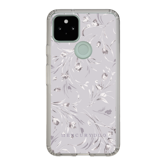 Slim Protection Case［ MERCURYDUO - BotanicalFlower - Lavender ］
