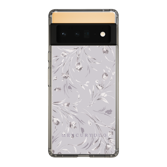 Slim Protection Case［ MERCURYDUO - BotanicalFlower - Lavender ］