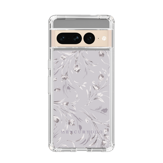 Slim Protection Case［ MERCURYDUO - BotanicalFlower - Lavender ］