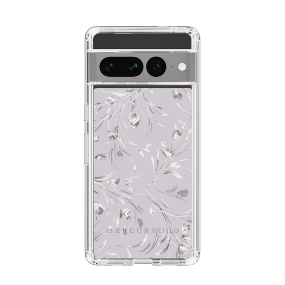 Slim Protection Case［ MERCURYDUO - BotanicalFlower - Lavender ］