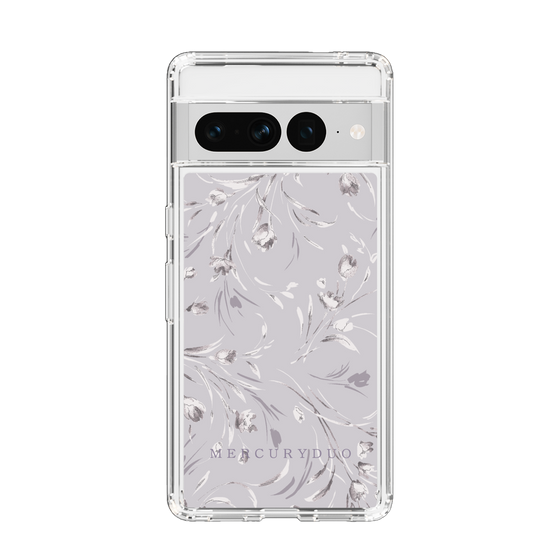 Slim Protection Case［ MERCURYDUO - BotanicalFlower - Lavender ］
