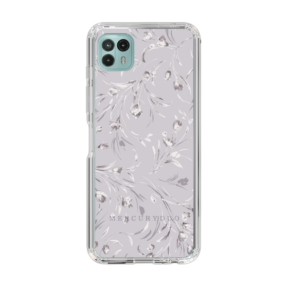 Slim Protection Case［ MERCURYDUO - BotanicalFlower - Lavender ］