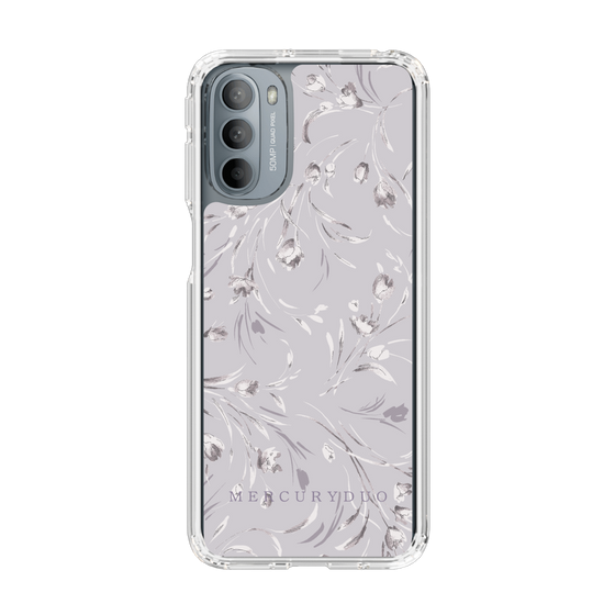 Slim Protection Case［ MERCURYDUO - BotanicalFlower - Lavender ］