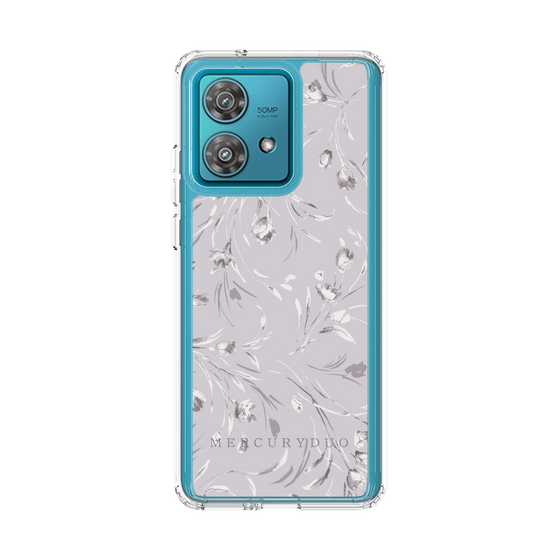 Slim Protection Case［ MERCURYDUO - BotanicalFlower - Lavender ］