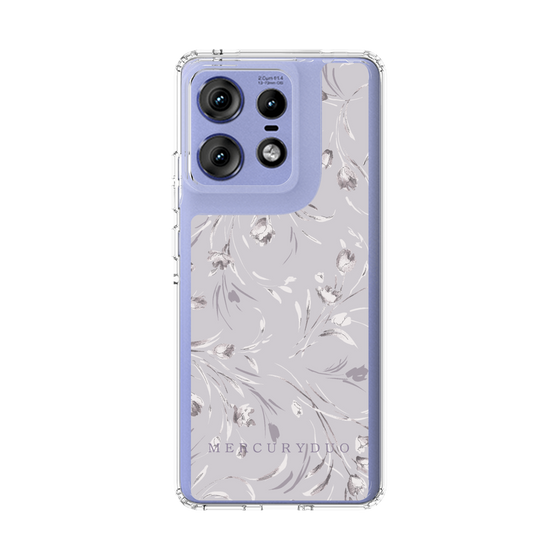 Slim Protection Case［ MERCURYDUO - BotanicalFlower - Lavender ］