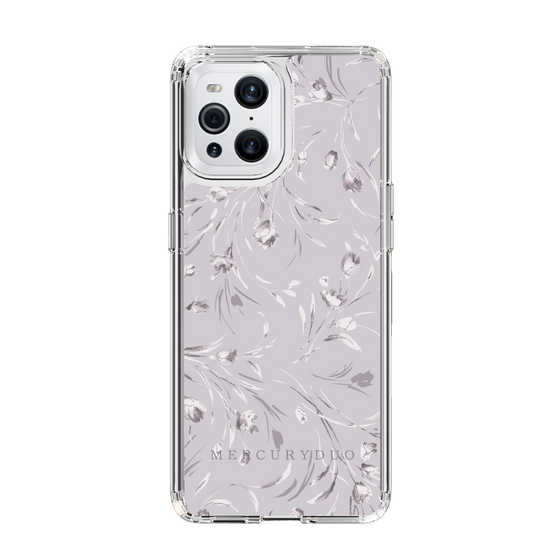 Slim Protection Case［ MERCURYDUO - BotanicalFlower - Lavender ］