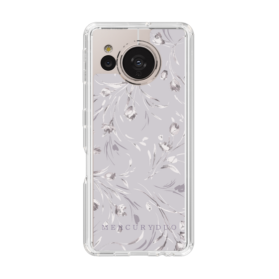 Slim Protection Case［ MERCURYDUO - BotanicalFlower - Lavender ］