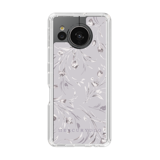 Slim Protection Case［ MERCURYDUO - BotanicalFlower - Lavender ］