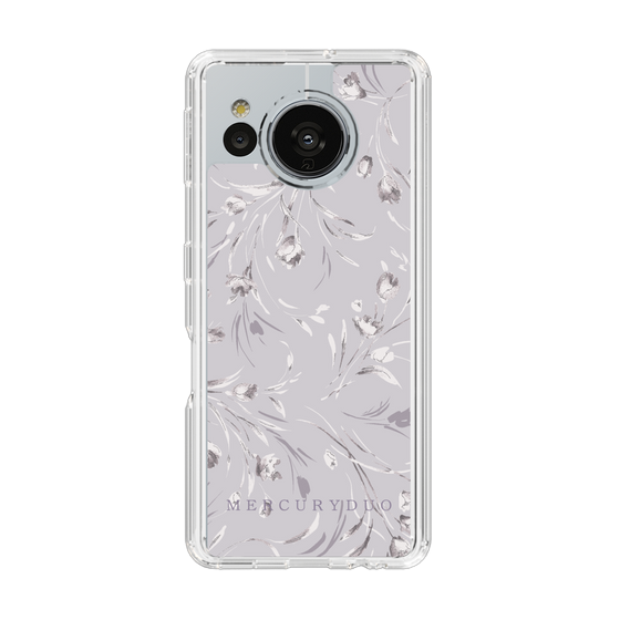 Slim Protection Case［ MERCURYDUO - BotanicalFlower - Lavender ］