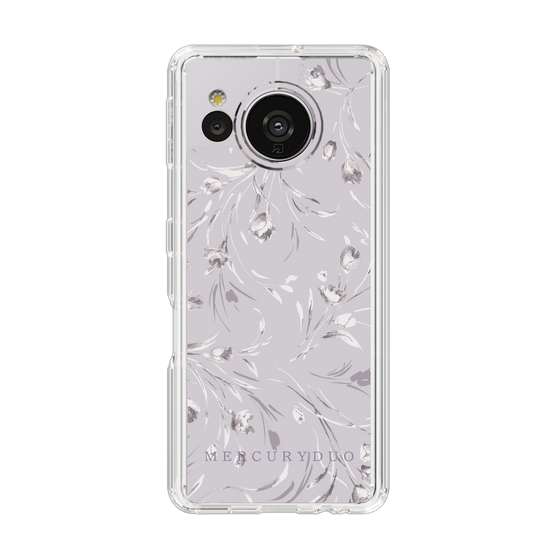 Slim Protection Case［ MERCURYDUO - BotanicalFlower - Lavender ］