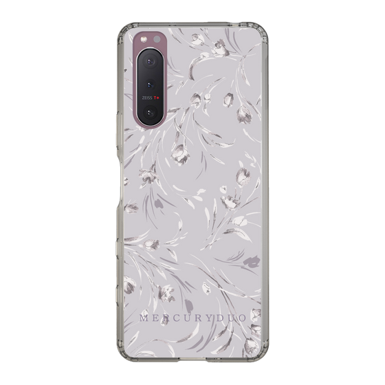 Slim Protection Case［ MERCURYDUO - BotanicalFlower - Lavender ］