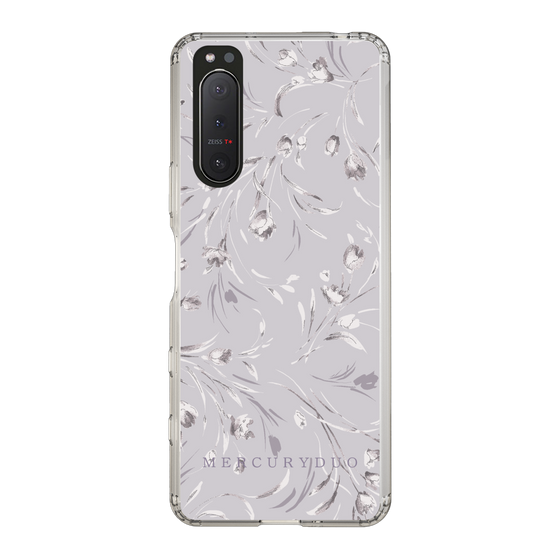 Slim Protection Case［ MERCURYDUO - BotanicalFlower - Lavender ］