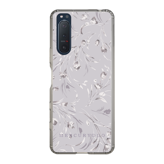 Slim Protection Case［ MERCURYDUO - BotanicalFlower - Lavender ］