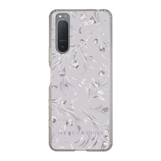 Slim Protection Case［ MERCURYDUO - BotanicalFlower - Lavender ］