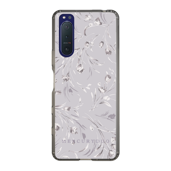 Slim Protection Case［ MERCURYDUO - BotanicalFlower - Lavender ］