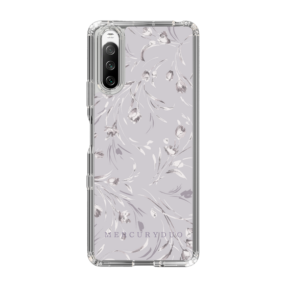 Slim Protection Case［ MERCURYDUO - BotanicalFlower - Lavender ］