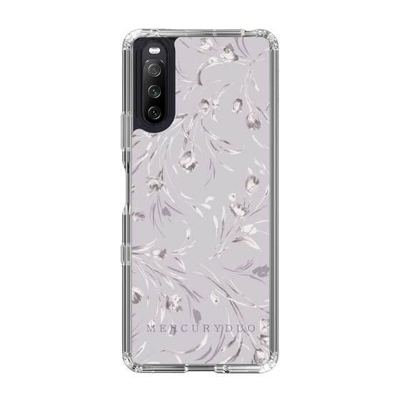 Slim Protection Case［ MERCURYDUO - BotanicalFlower - Lavender ］