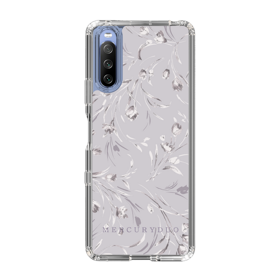 Slim Protection Case［ MERCURYDUO - BotanicalFlower - Lavender ］