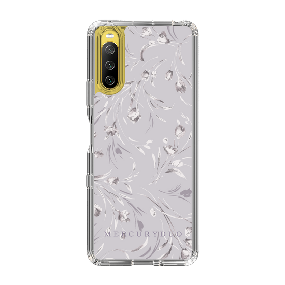 Slim Protection Case［ MERCURYDUO - BotanicalFlower - Lavender ］